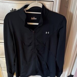 Under Armour Black Full-Zip Athletic Jacket
